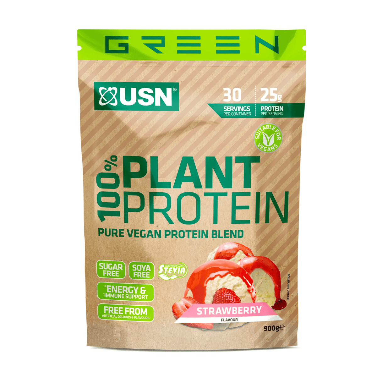 USN 100% Plant Protein 900g 2