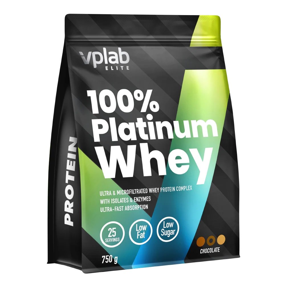 Vplab 100% Platinum Whey 750g kaina