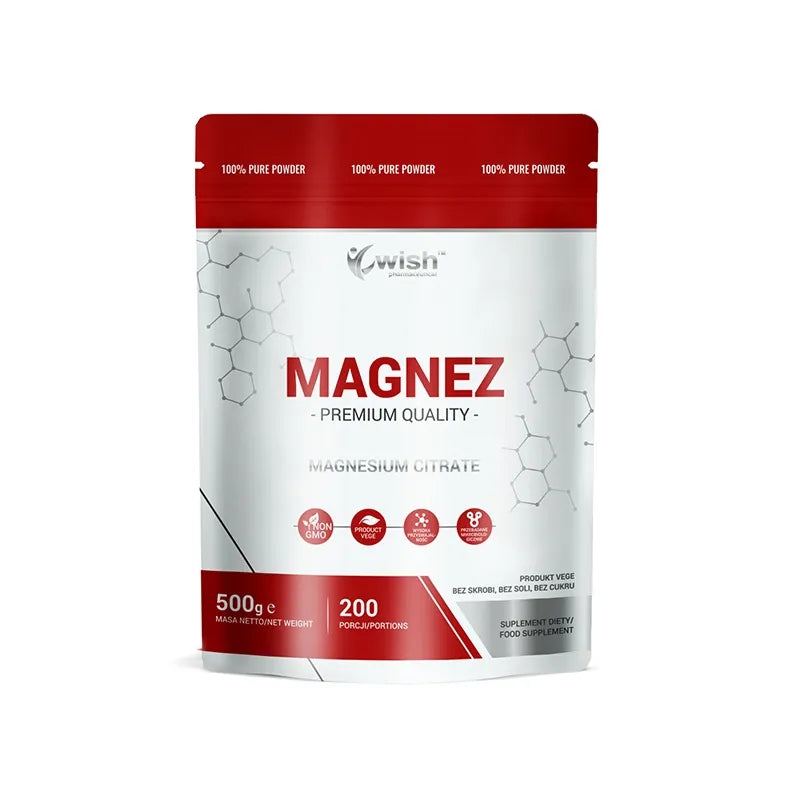 Wish Pharmaceutical Magnio citratas 500 g milteliai