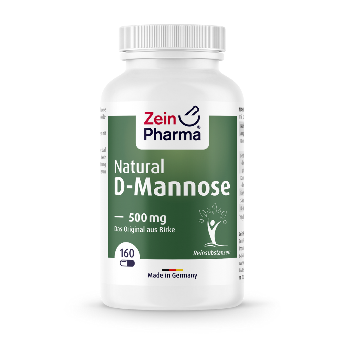 Price of Zein Pharma Natural D-Mannose - 500mg, 160 capsules